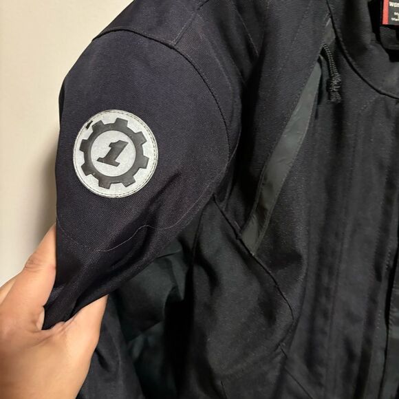 Women's FIRSTGEAR Padded Contour TEX Motocycle Jacket- Size Large - Picture 5 of 14